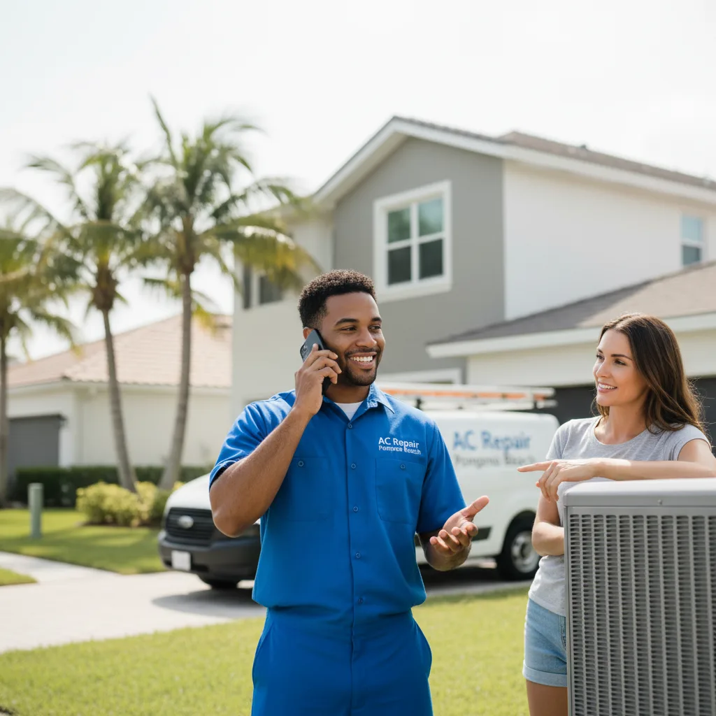 AC Repair Pompano Beach customer support in Port Crane